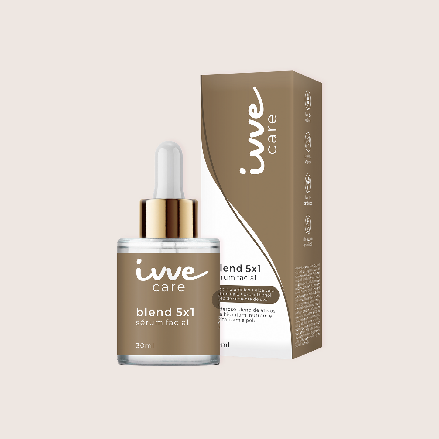 blend 5x1 - Sérum Facial Hidratante - 30ml