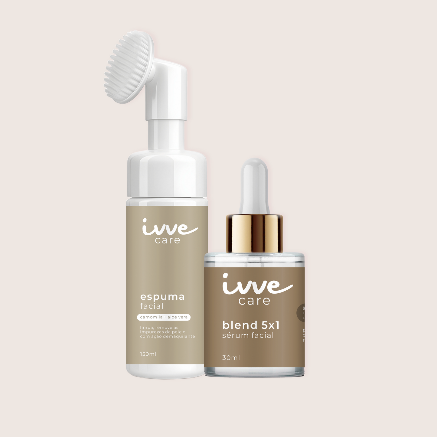 Espuma de Limpeza + blend 5x1 (Limpeza + Hidratação)