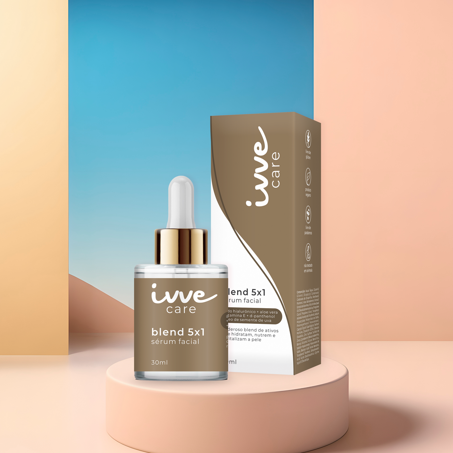 blend 5x1 - Sérum Facial Hidratante - 30ml