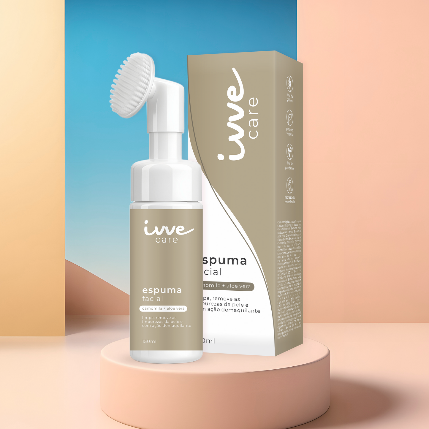 Espuma de Limpeza Facial - 150ml